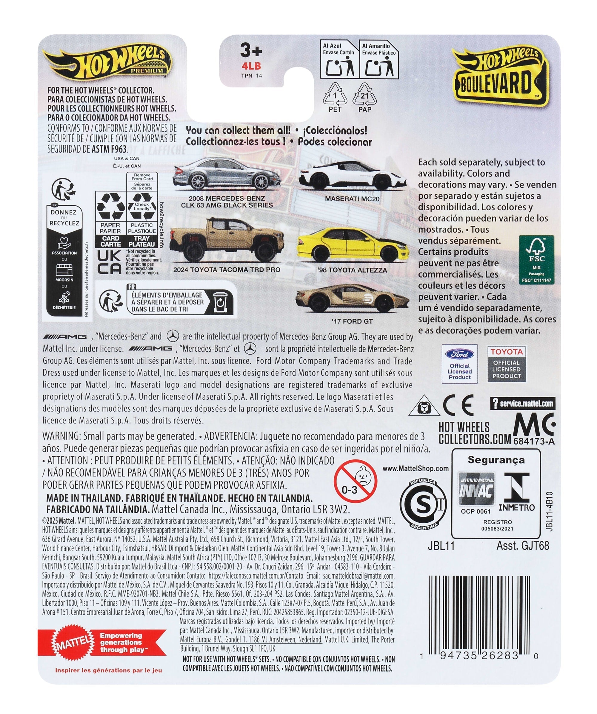 Hot Wheels Collector Vehículo de Colección Maserati MC20