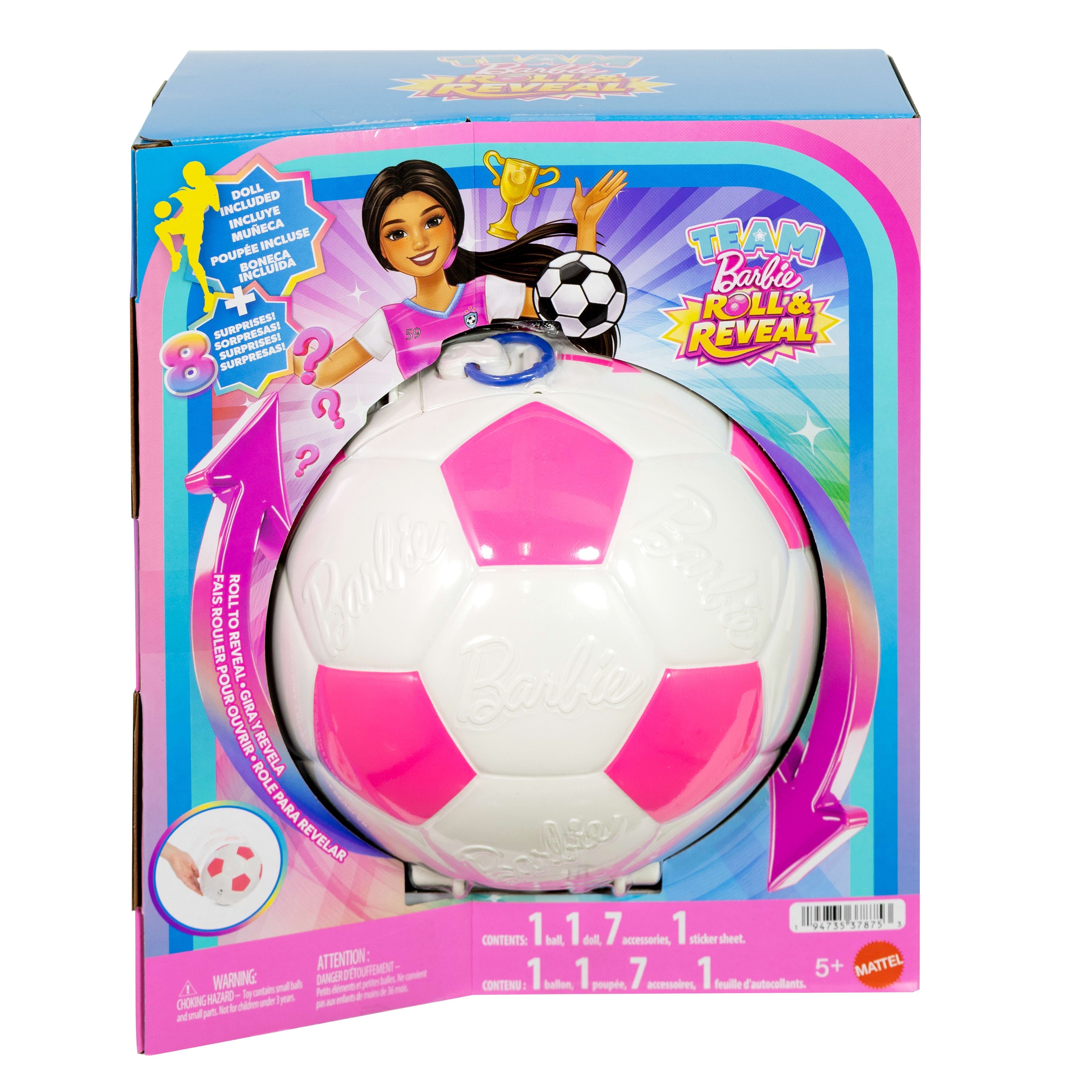 Barbie Profesiones Muñeca Barbie Career Burst - Jugadora de Fútbol