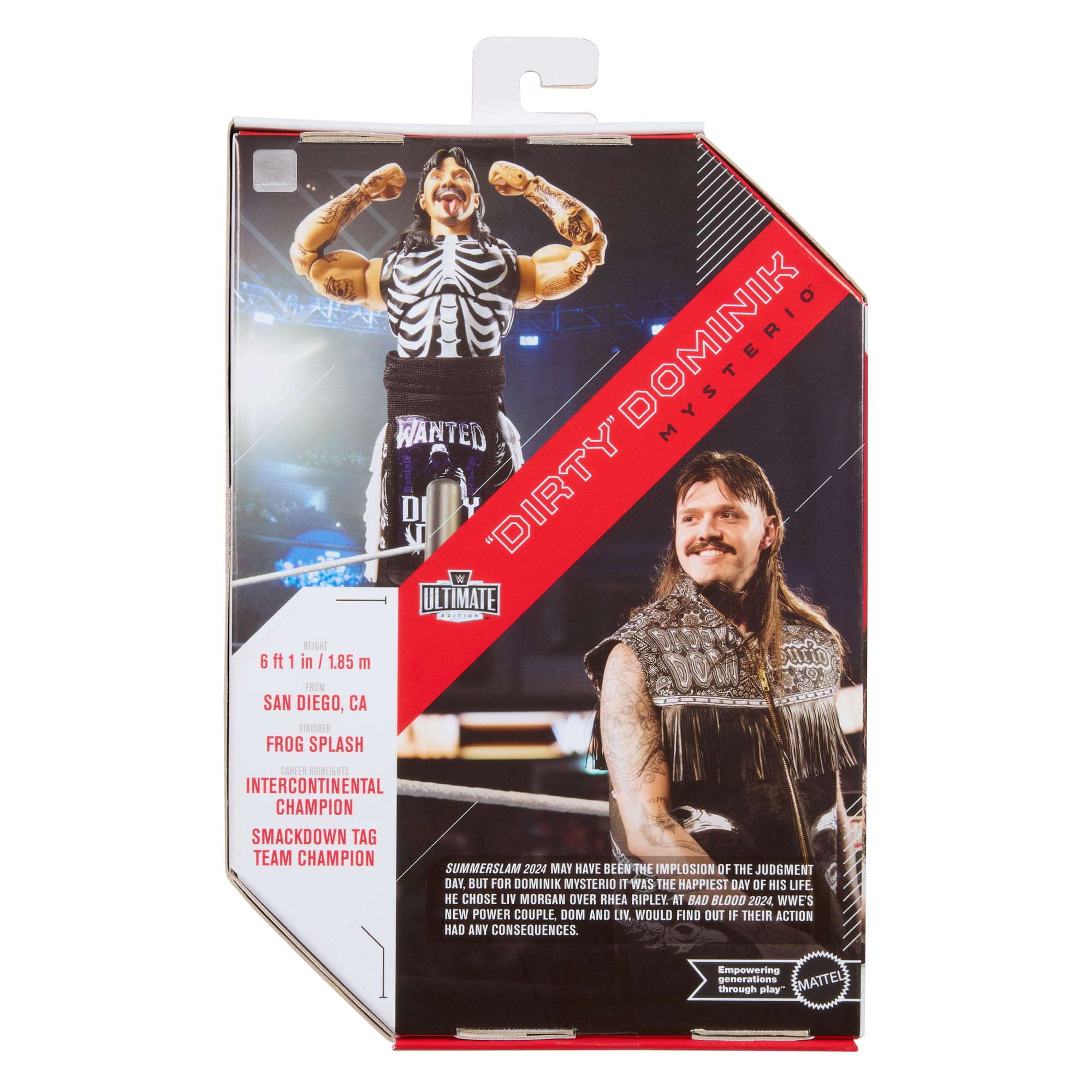 WWE Ultimate Edition Dirty Dominik Mysterio Action Figure & Accessories Set, 6-Inch Collectible