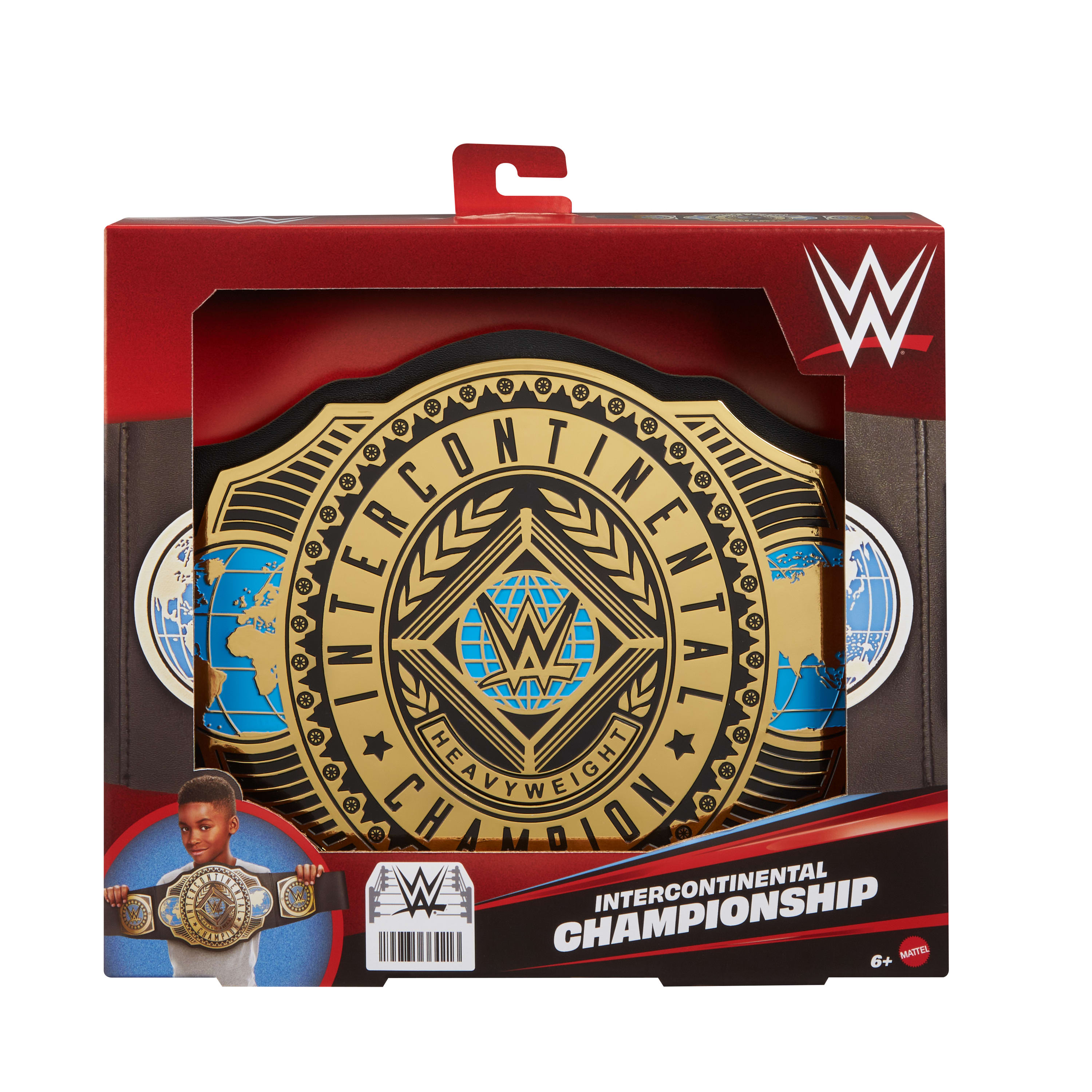 WWE Championship intercontinental Champion Title, Kid-Sized Role-Play & Costume Belt Accessory
