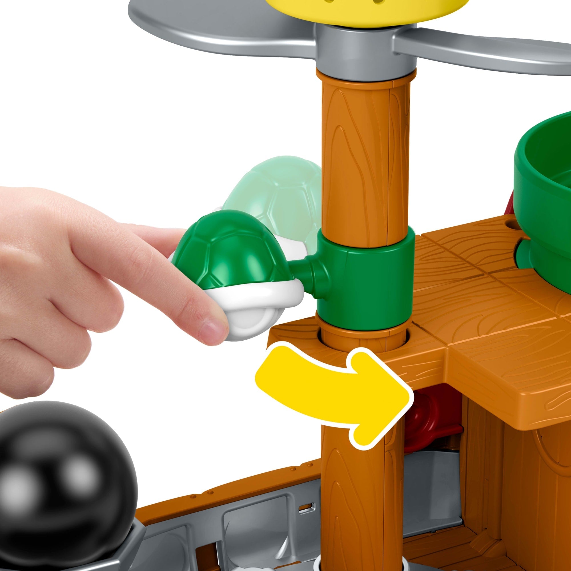 Little People Nintendo Juguete para Bebés Barco de Batalla de Bowser