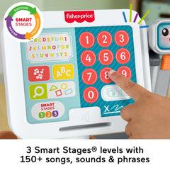 Fisher-Price Laugh & Learn Count & Shop Cash Register Electronic Toddler Learning Toy, Multilanguage Version