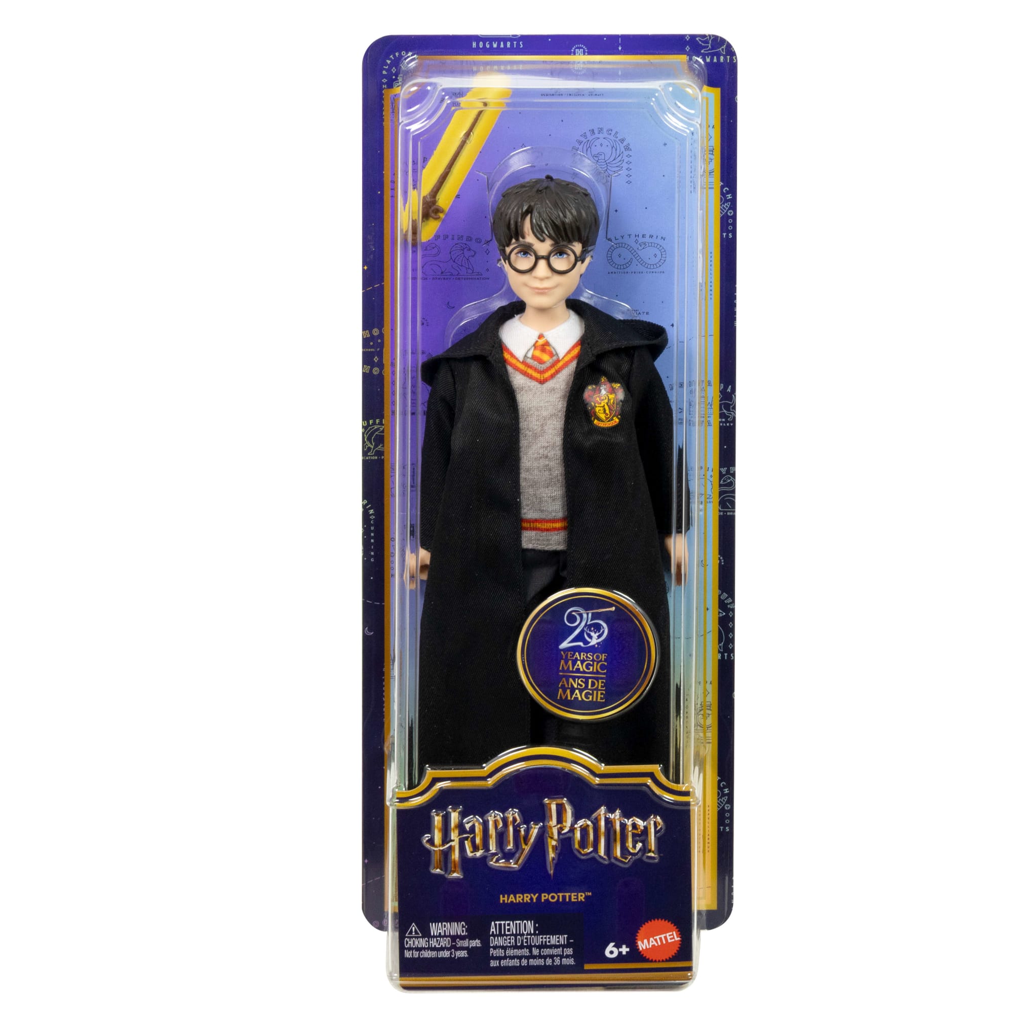 Harry Potter Fashion Doll in Signature Hogwarts Uniform With Wand Accessory, Inspired By The Movie