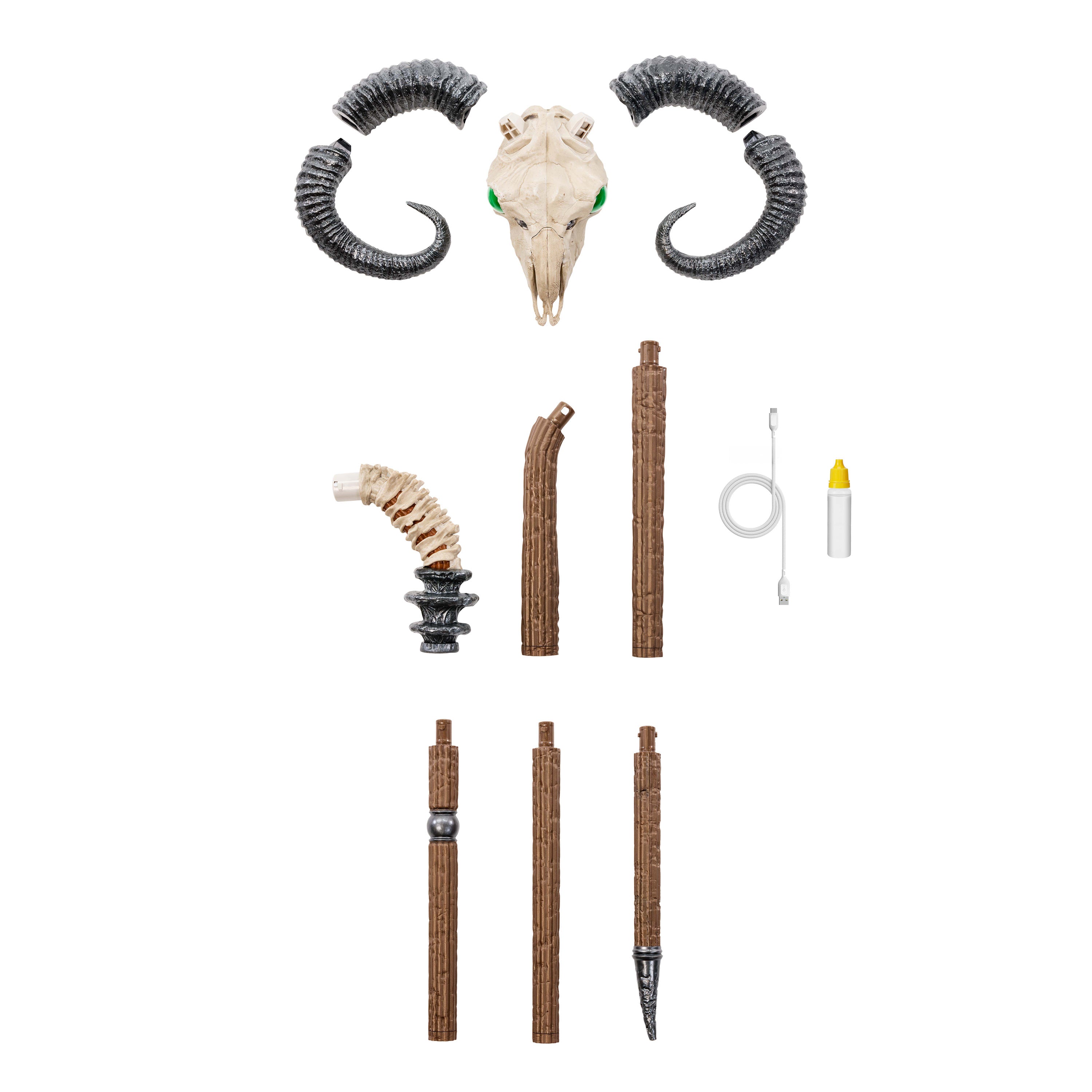 Masters Of The Universe Deluxe Movie Havoc Staff For Collector Role Play, Lights & Smoke, 5 Feet Plus