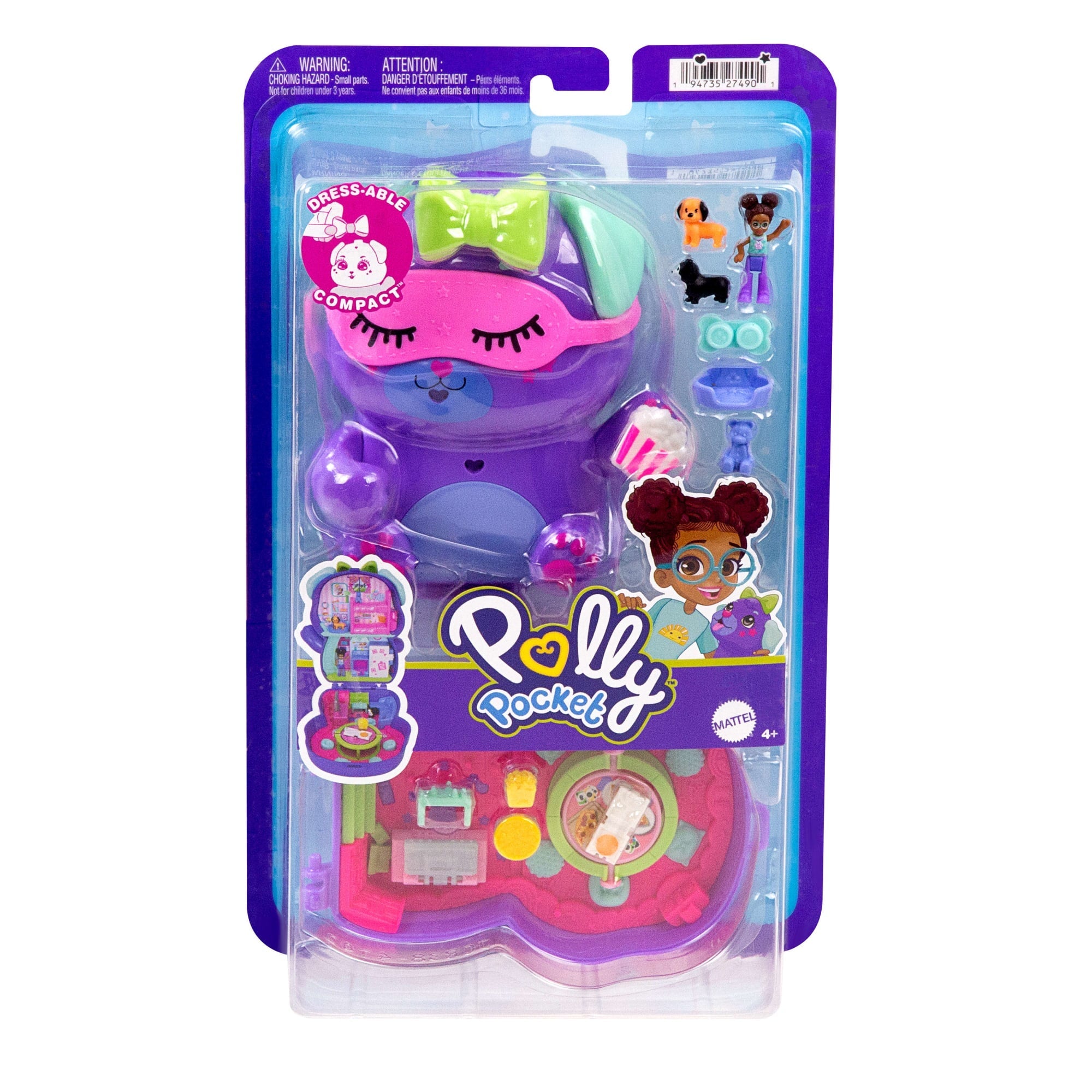 Polly Pocket-Coffrets Univers-Animal, Figurine et Accessoires