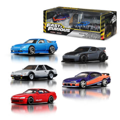 Hot Wheels Cars, Premium Fast & Furious Tokyo Drift Bundle Of 5 1:64 Scale Die-Cast Vehicles