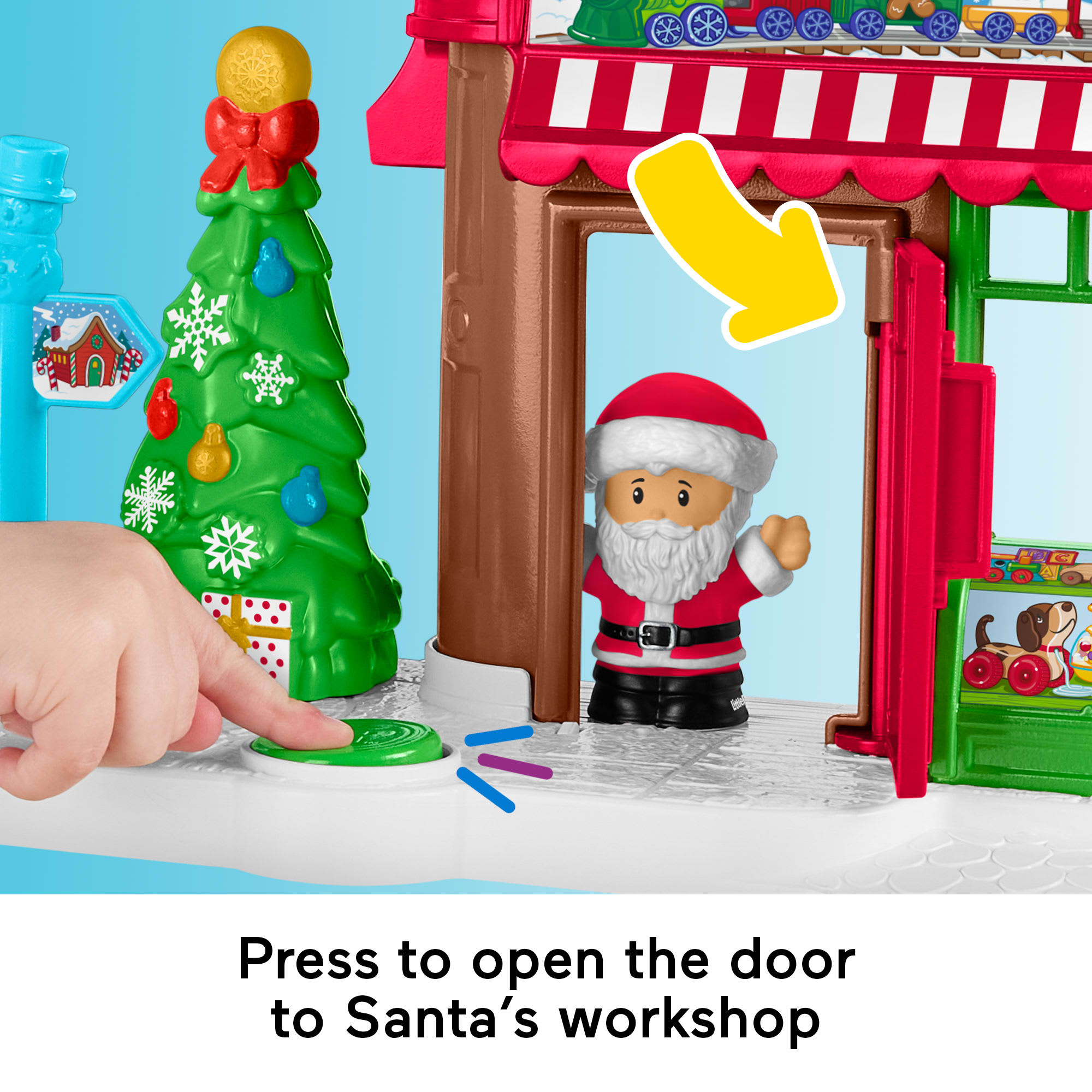 Fisher-Price Little People Christmas Wonderland Gift Set For Toddlers & Kids, 8 Pieces