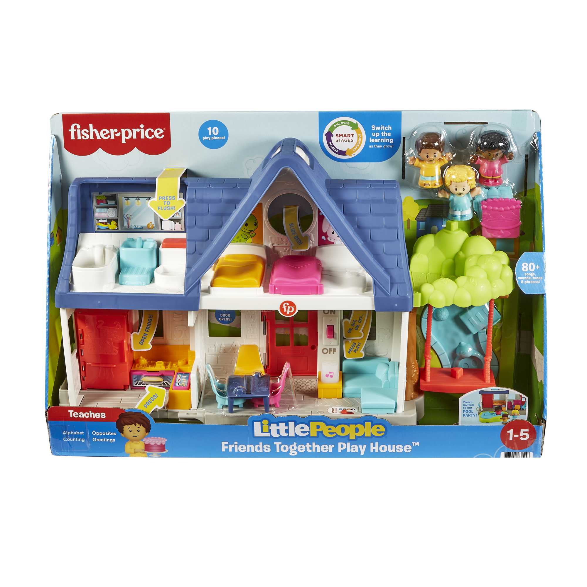 Fisher-Price Little People Friends Together Play House - English & French Version