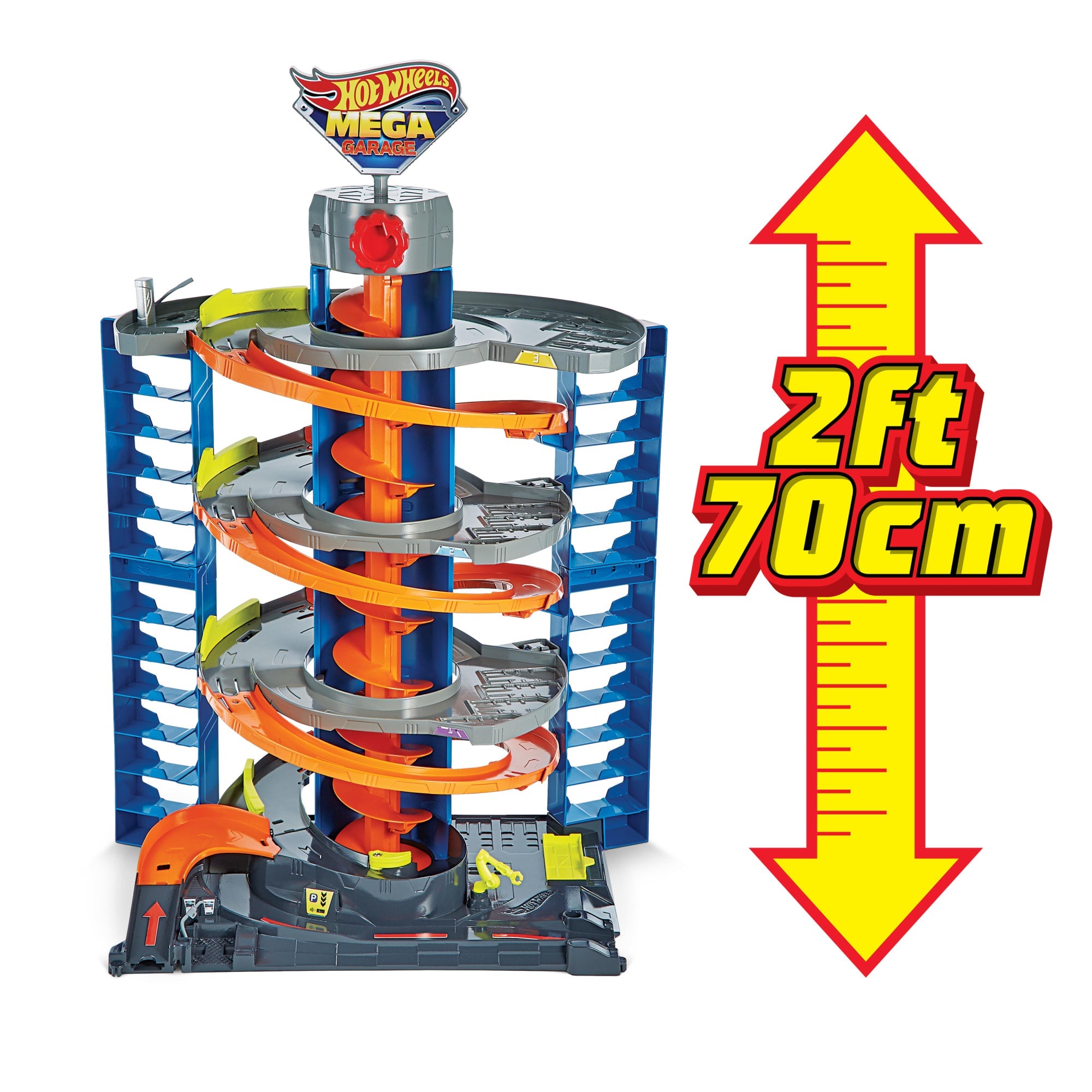 Hot Wheels City Pista de Juguete Mega Garage