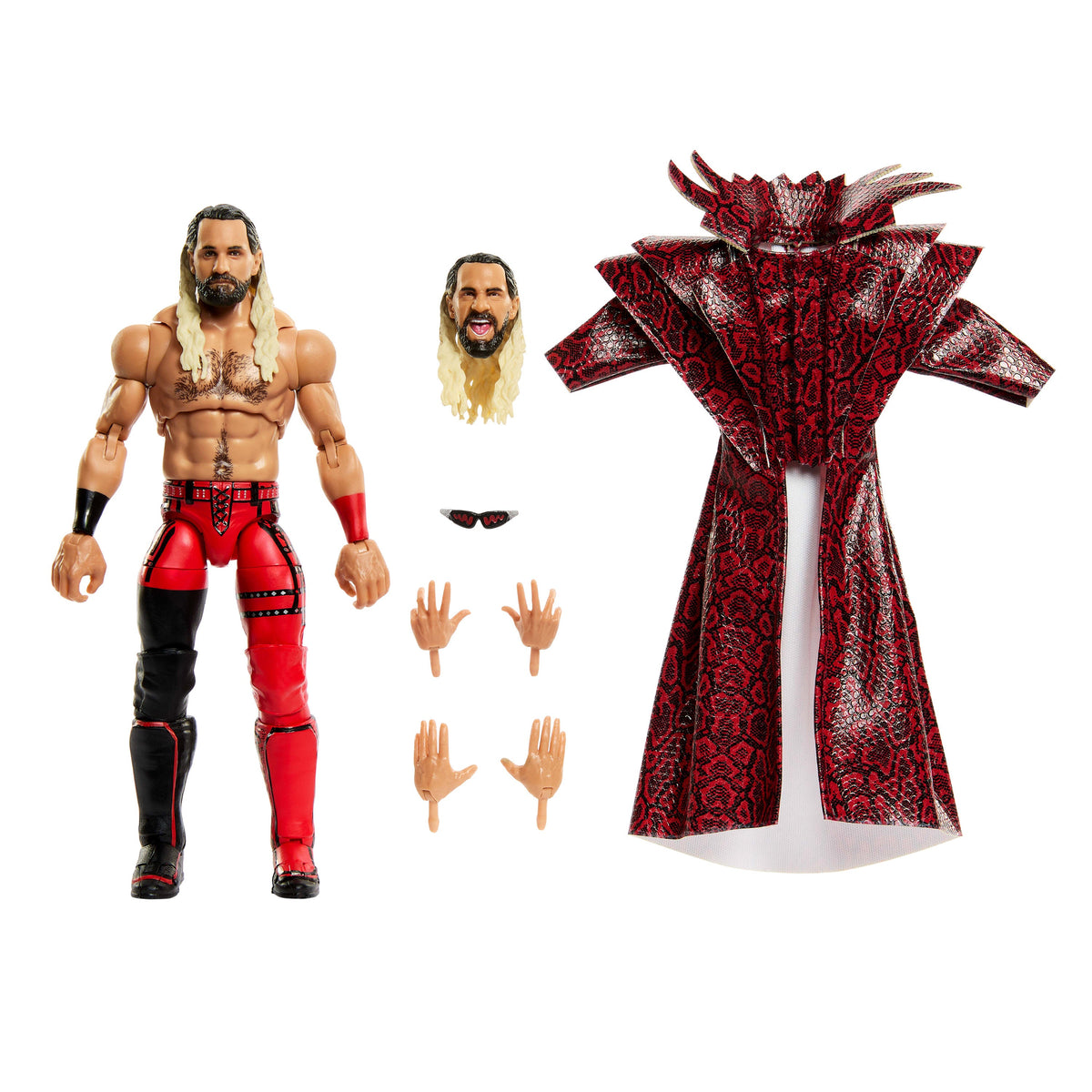 WWE Ultimate Edition Seth Rollins Action Figure & Accessories Set, Greatest Hits 6-inch Collectible