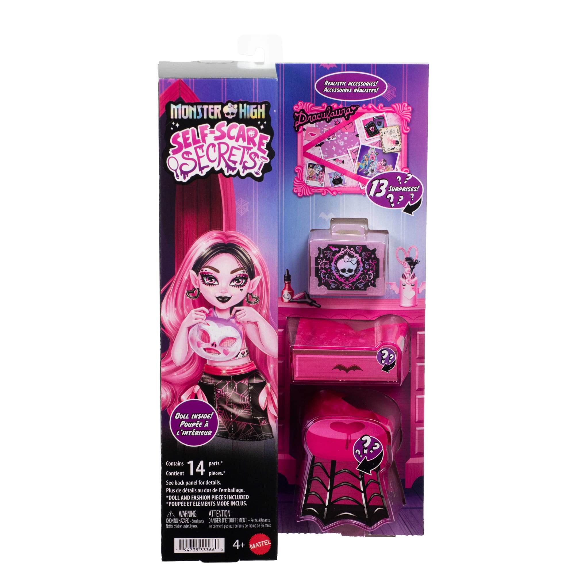 Monster High-Coffret Secrets de Beauté Terreur & Bien-Être Draculaura