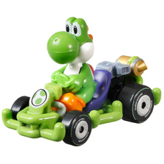 Hot Wheels Mario Kart Vehículo de Juguete Yoshi Pipe Frame