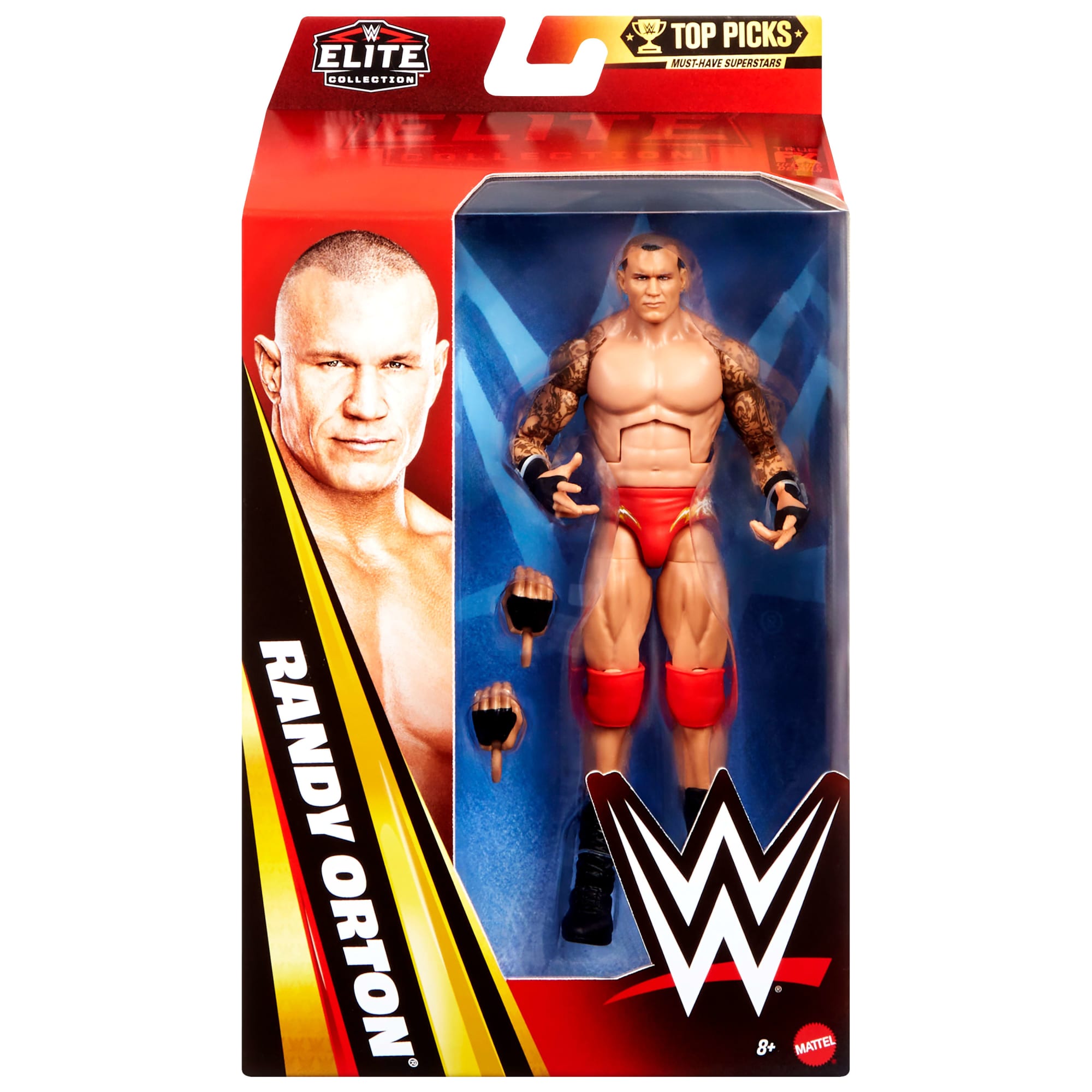 WWE Elite Collection Top Picks Randy Orton Action Figure & Accessories, 6-Inch Collectible Set