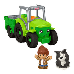 Fisher-Price Little People Tracteur à Pousser, Multilingue