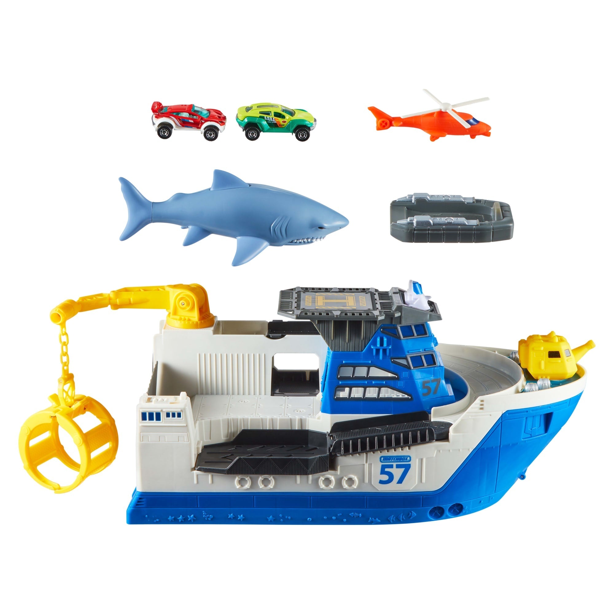 Matchbox Marine Rescue Shark Ship