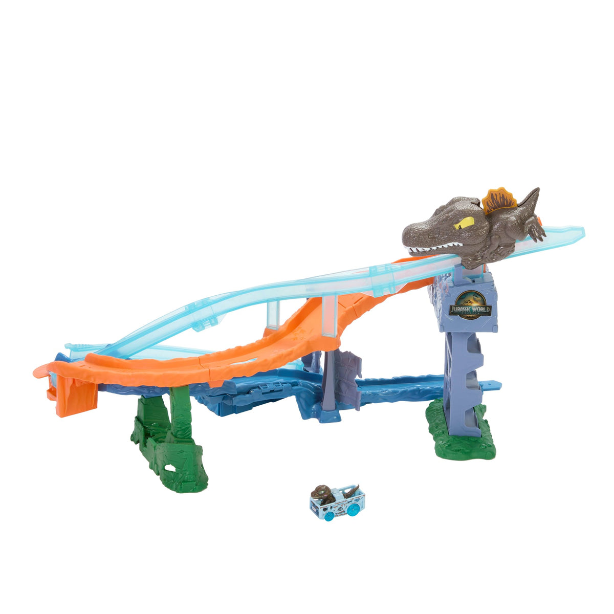 Hot Wheels RacerVerse Pista de Brinquedo Jurassic World