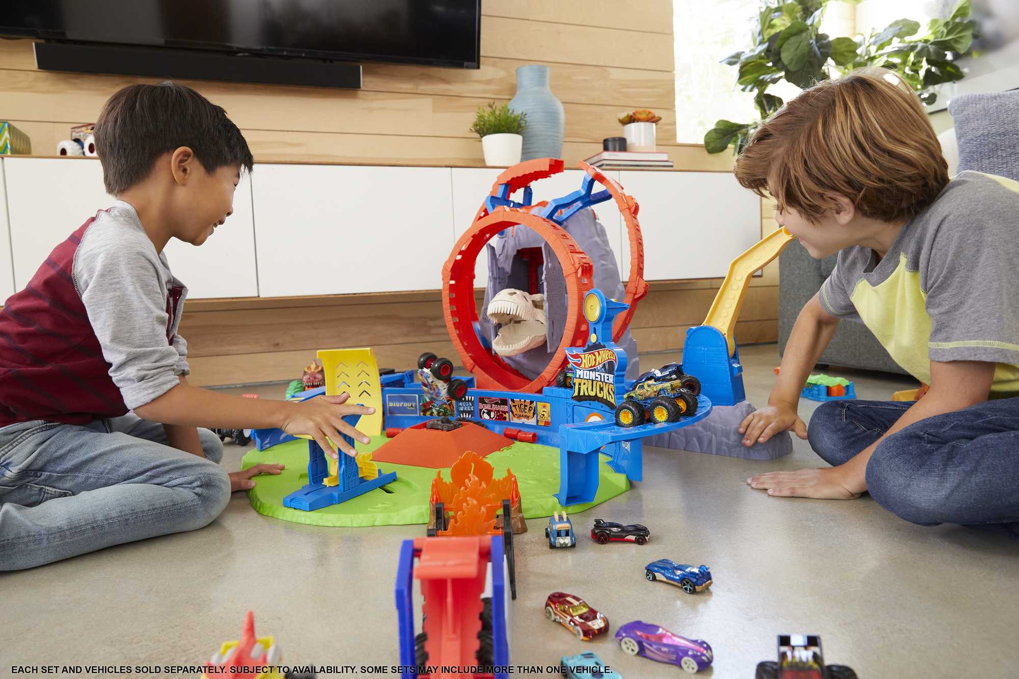 Hot Wheels Monster Trucks Vehículo de Juguete Llantas Todo Terreno Escala 1:43
