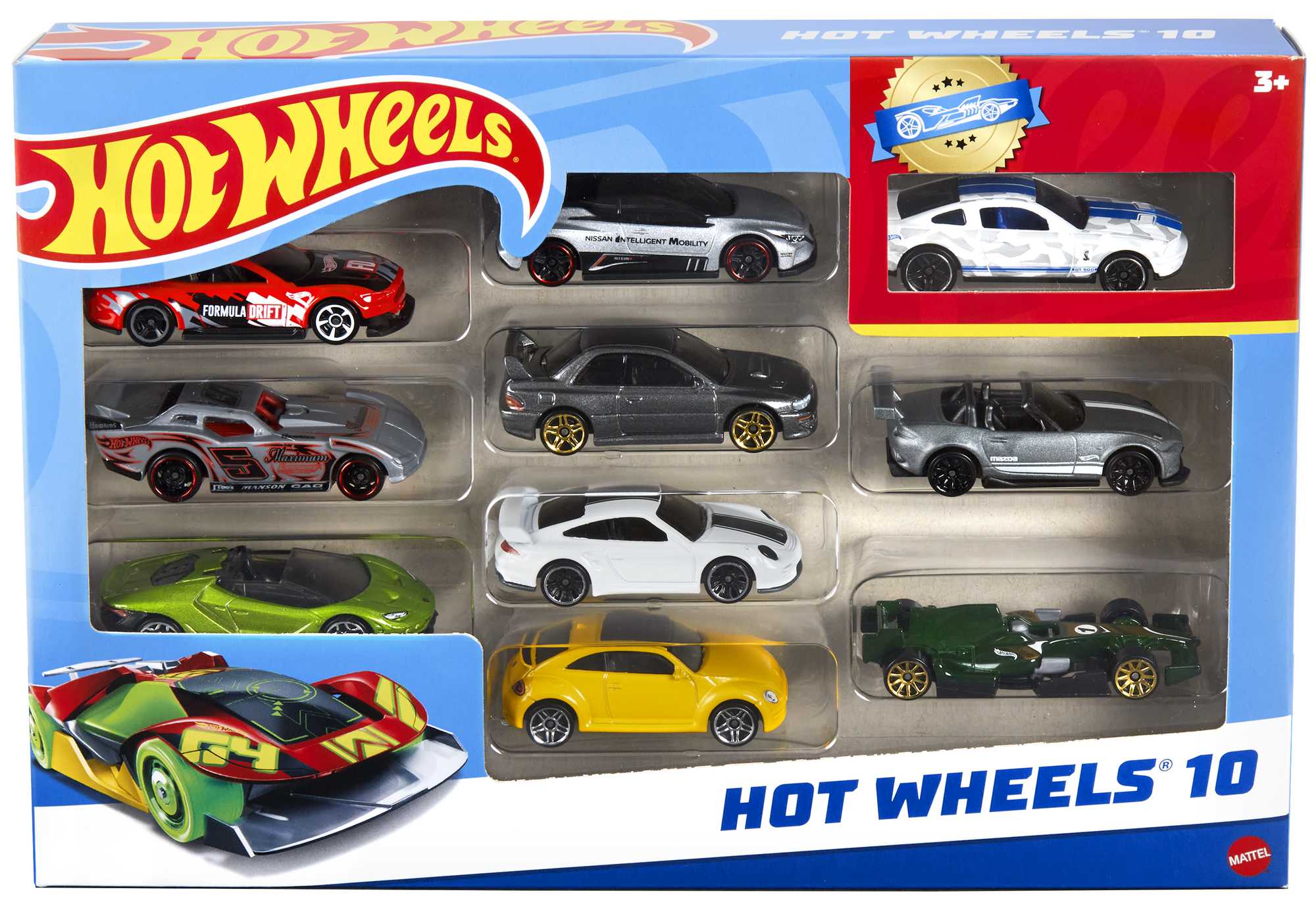 Hot Wheels® Coffret 10 Vehicules