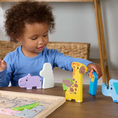 Fisher-Price Juguete para Bebés Rompecabezas Zoológico de Madera