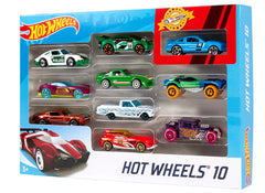 Hot Wheels Die Cast Basics Veículo de Brinquedo Pacote 10 Carros