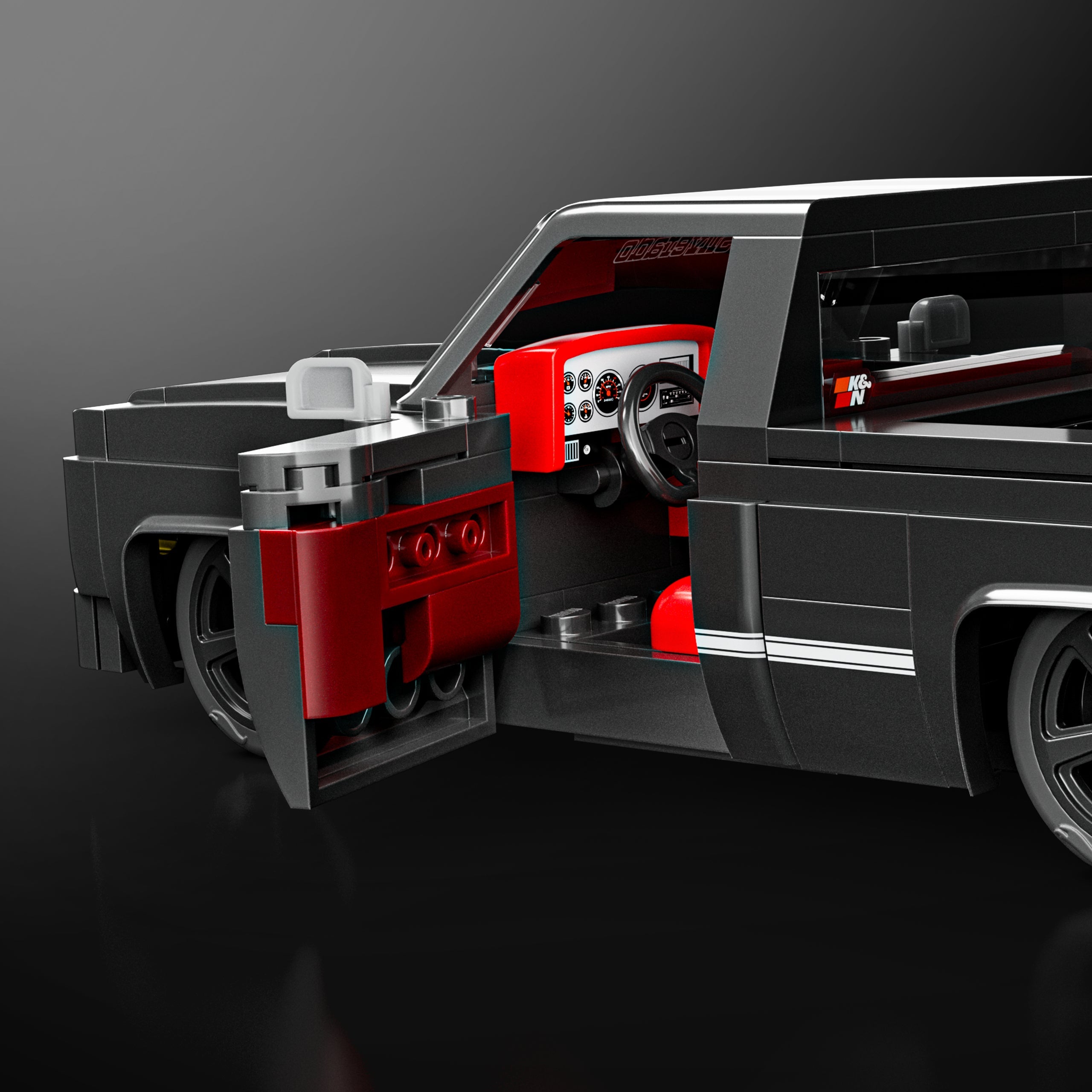 Mattel Brick Shop Hot Wheels ’83 Chevy Silverado Building Toy Kit