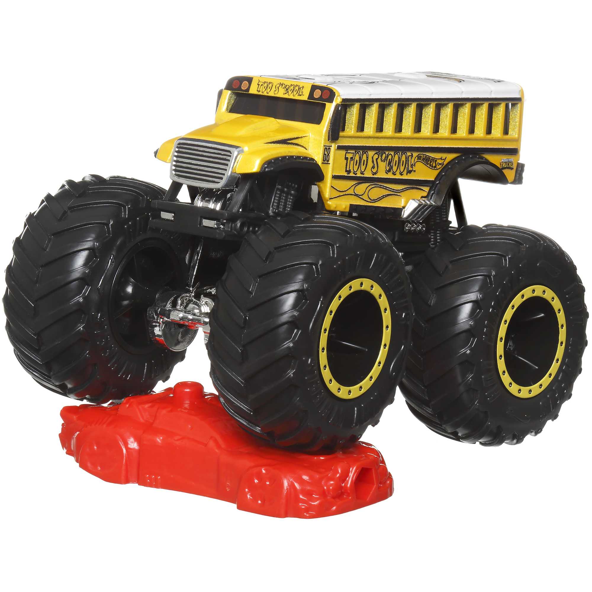 Monster Trucks Hot Wheels à L’Échelle 1:64 Avec Roues Géantes
