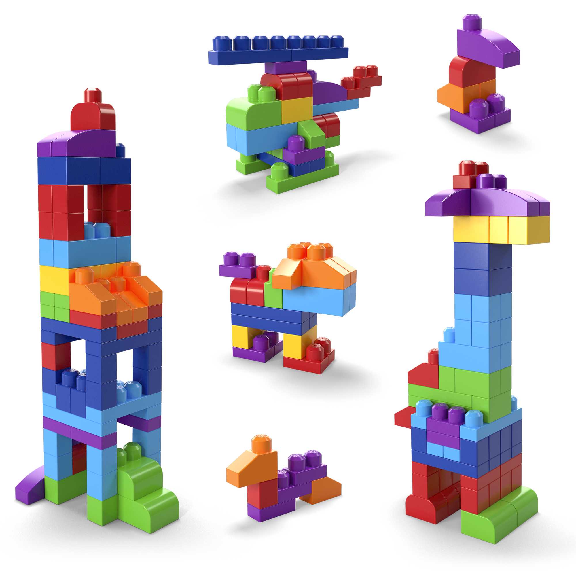 Mega Bloks Grand Sac de Construction Avec 80 Briques
