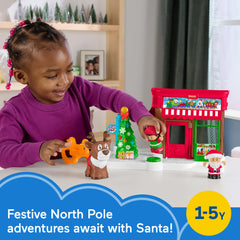 Fisher-Price Little People Christmas Wonderland Gift Set For Toddlers & Kids, 8 Pieces