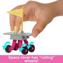 Barbie 65th Anniversary Careers Astronaut Doll & 10 Accessories Including Rolling Rover & Space Helmet