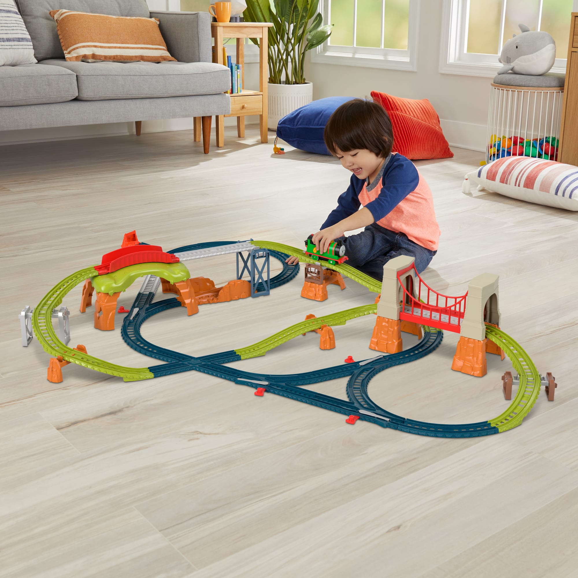 Thomas & Friends Pista de Juguete Percy 6 en 1
