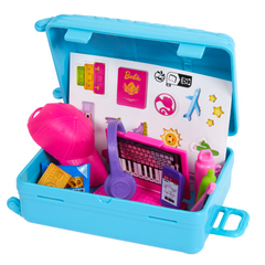Barbie  Skipper  Poupée et 10Accessoires  Coffret Voyage