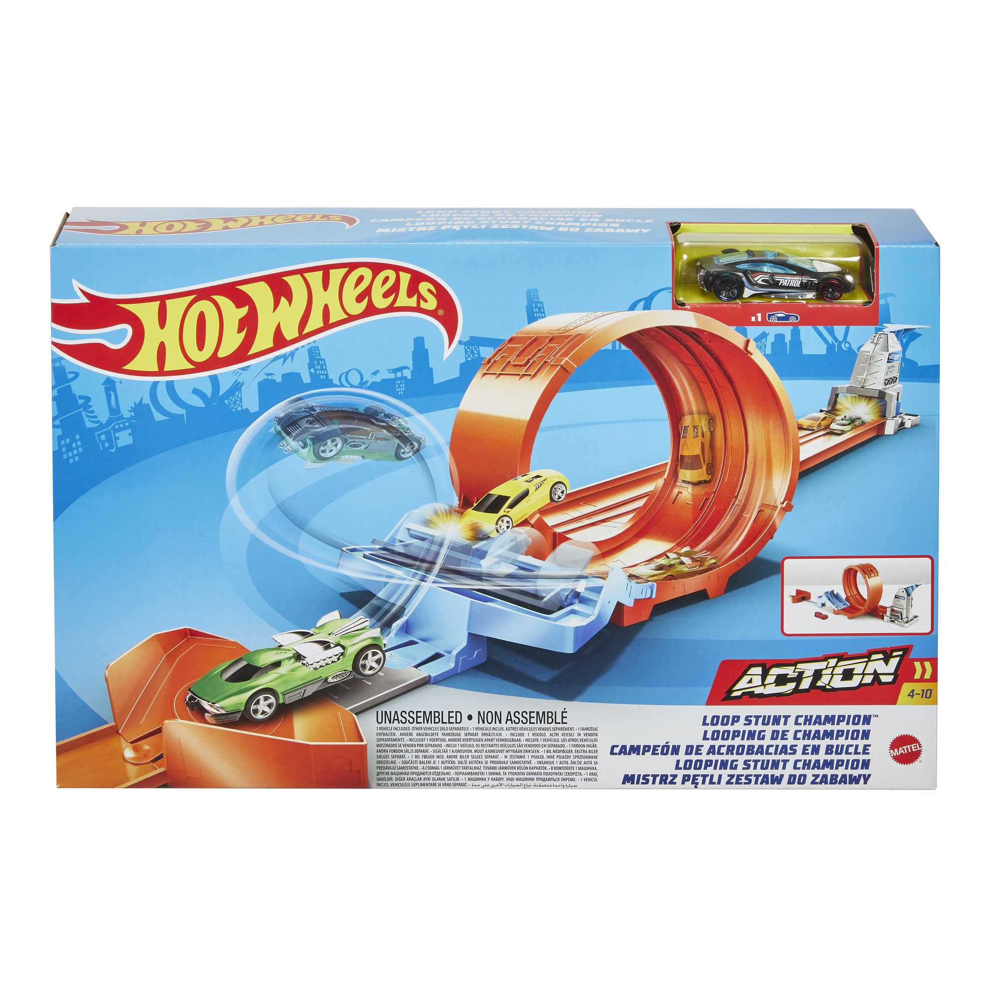 Hot Wheels Action Pista de Juguete Campeonato de Loop