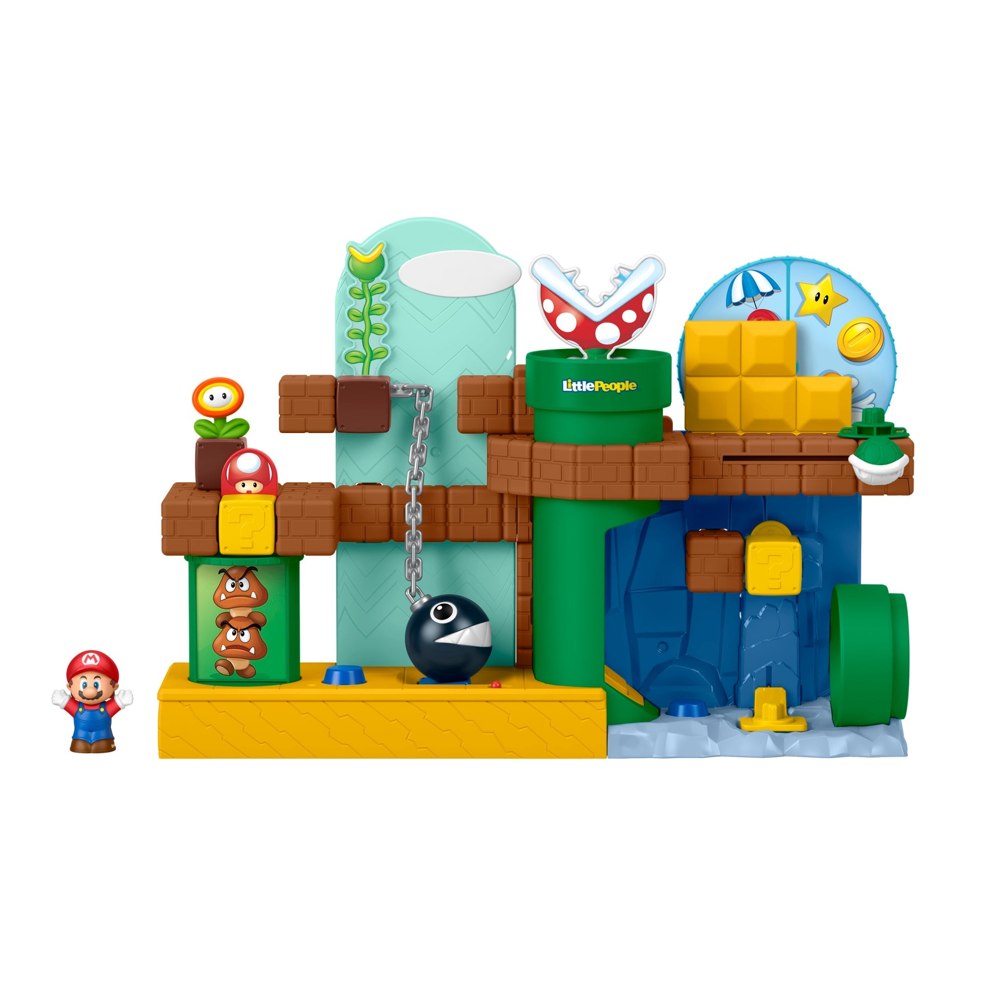Fisher-Price-Coffret Mon Aventure Avec Mario Little People