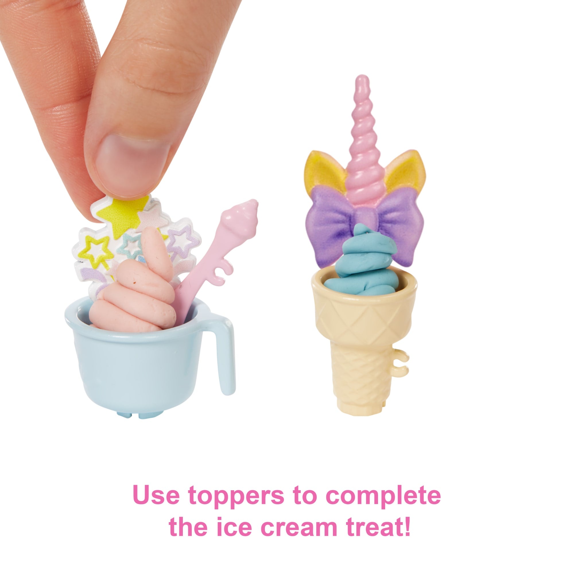 Barbie Ice Cream Shop Playset With 12 in Blonde Doll, Ice Cream Shop, Ice Cream Making Feature & Realistic Play Pieces