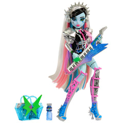 Monster High Doll, Amped Up Frankie Stein Rockstar With Instrument And Accessories
