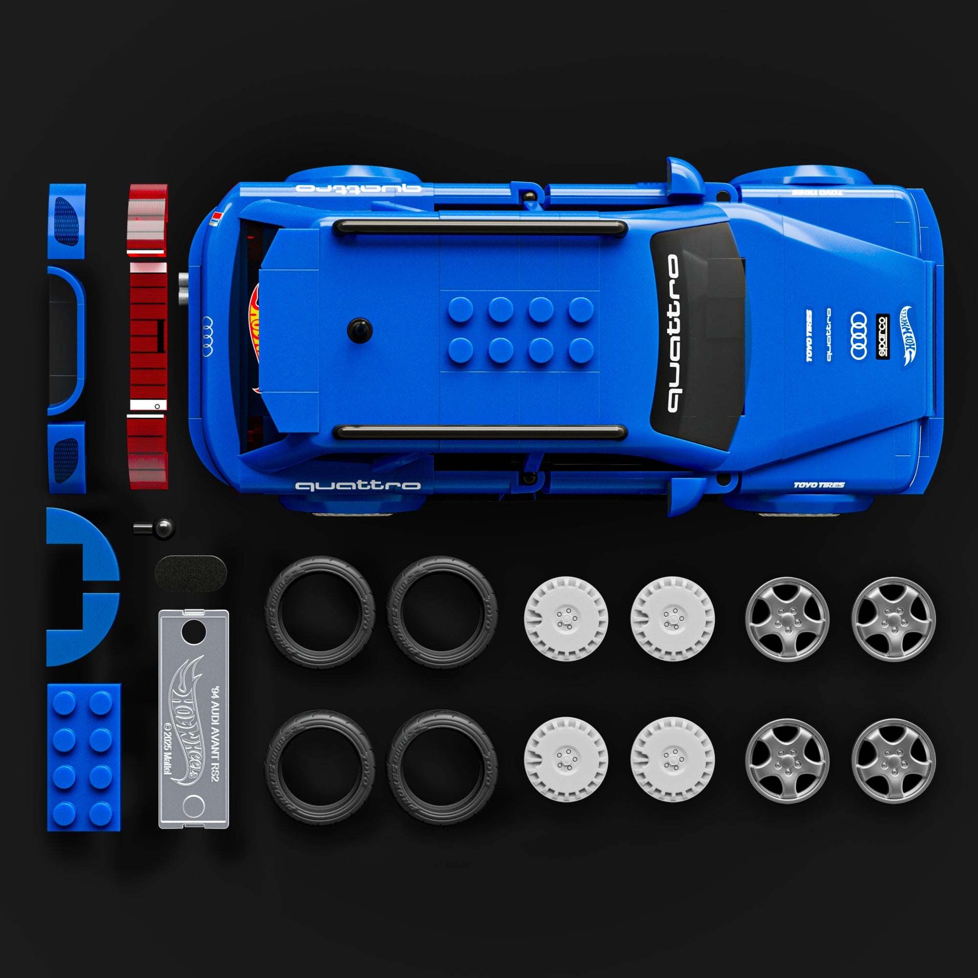 Hot Wheels Coffret de Construction Audi Avant Rs2
