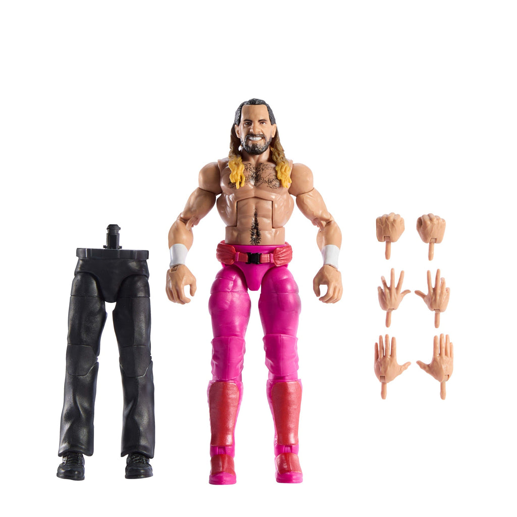 WWE Elite Collection Premium Live EVent Seth Rollins Action Figure Set, Wrestlemania Collectible