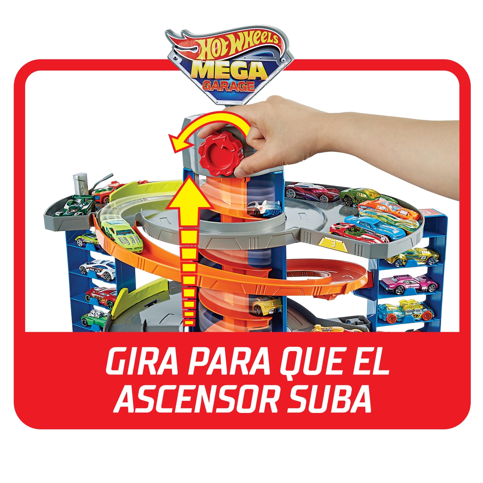 Hot Wheels City Pista de Juguete Mega Garage