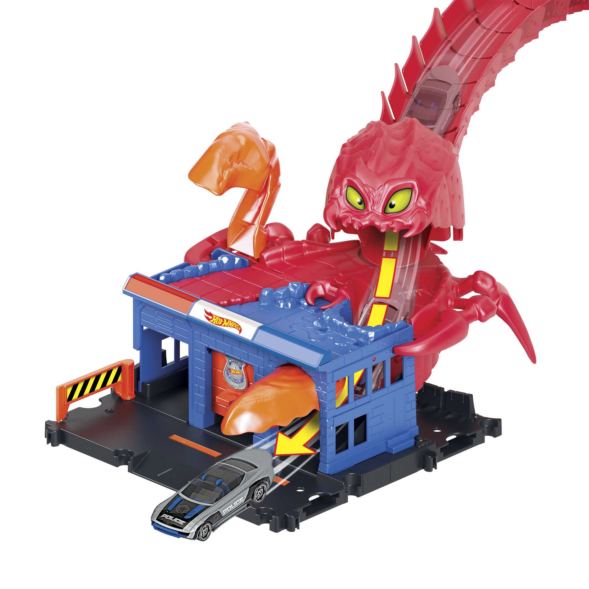 Hot Wheels City Vehiculo de juguete Pistas sorpresa Némesis