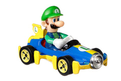 Hot Wheels Mario Kart Veículo de Brinquedo Luigi Mach 8