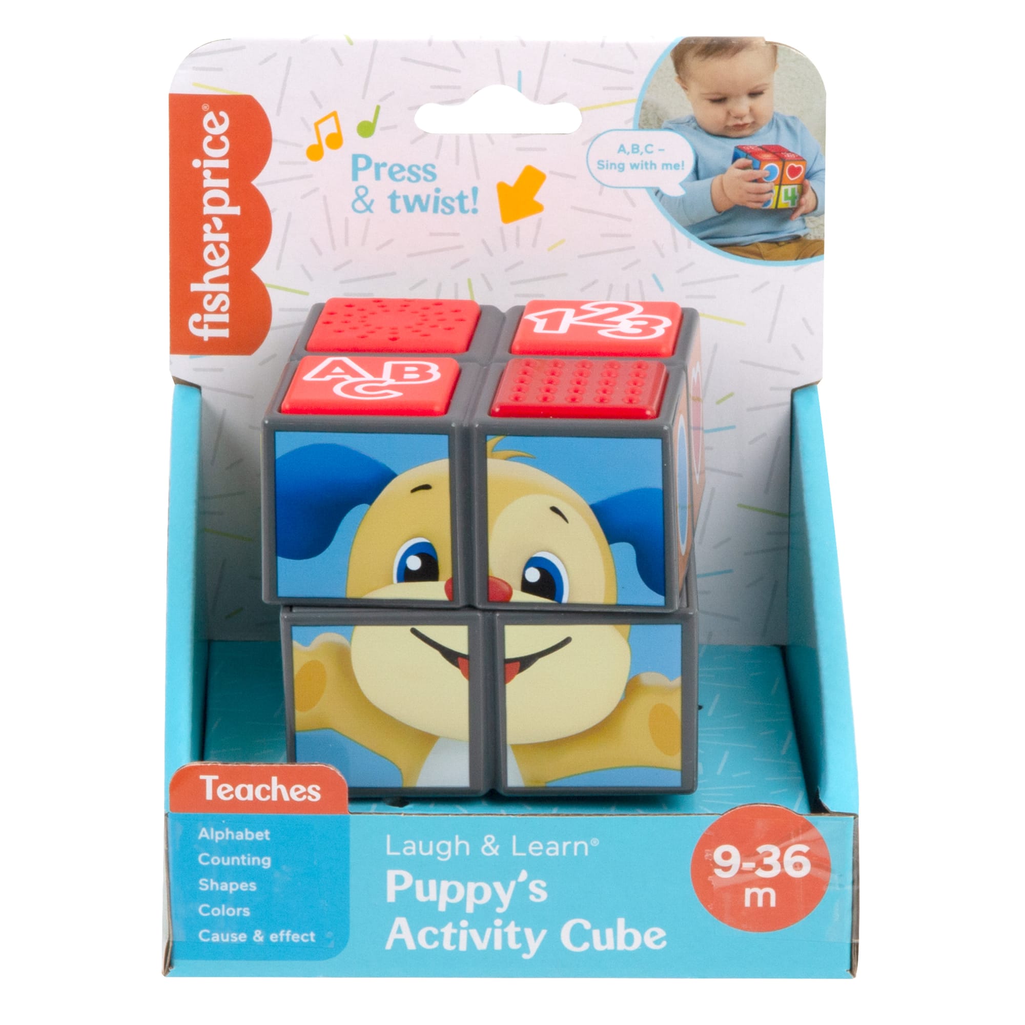 Rires et Éveil Cube D’Activités de Puppy, Jouet D’Apprentissage