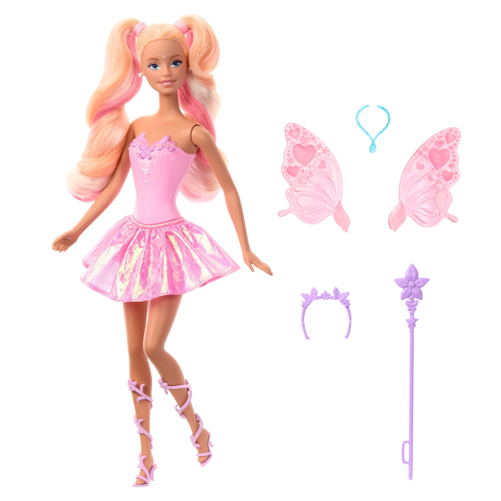 Barbie Fantasía Boneca Fada Cores Mágicas