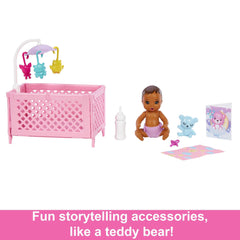 Barbie Doll And Accessories, Skipper Babysitter Crib Playset