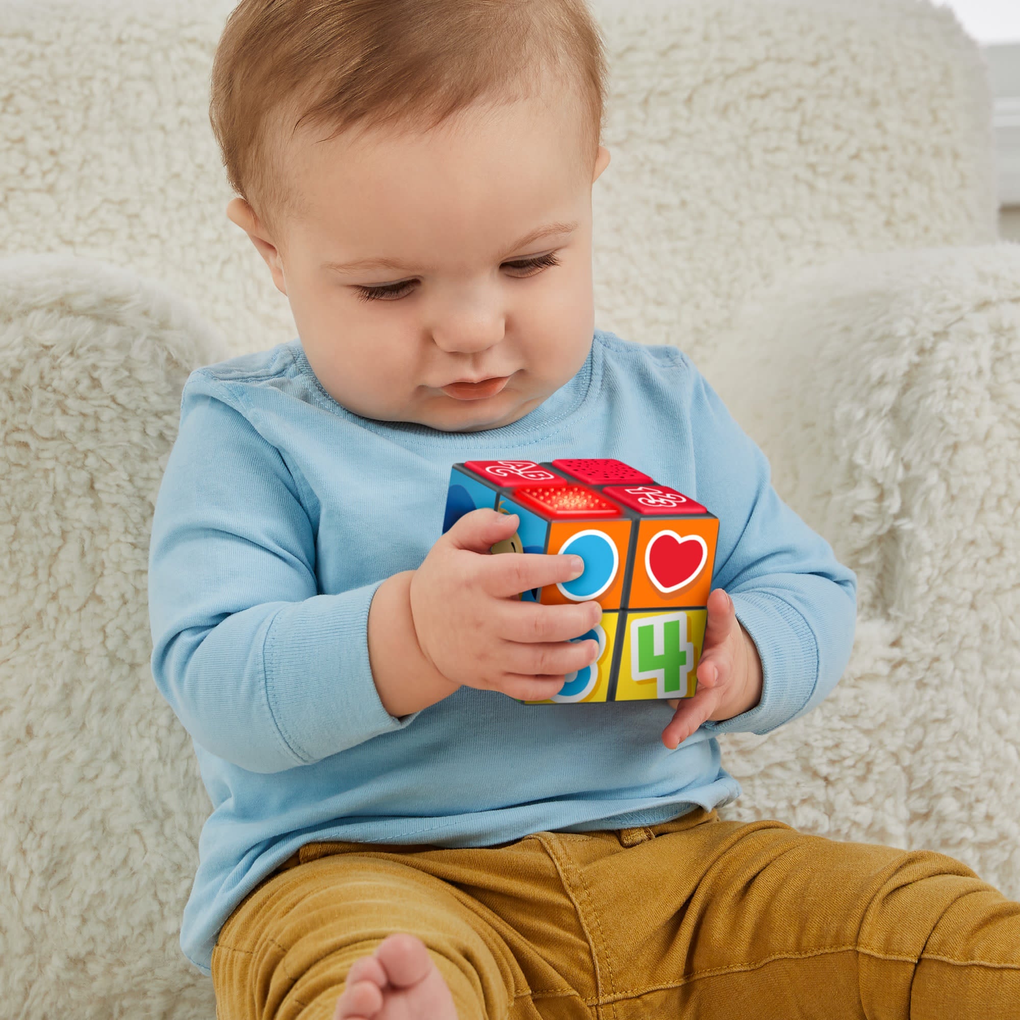 Rires et Éveil Cube D’Activités de Puppy, Jouet D’Apprentissage