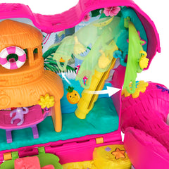Polly Pocket Grand Coffret Flamant Rose de Fête