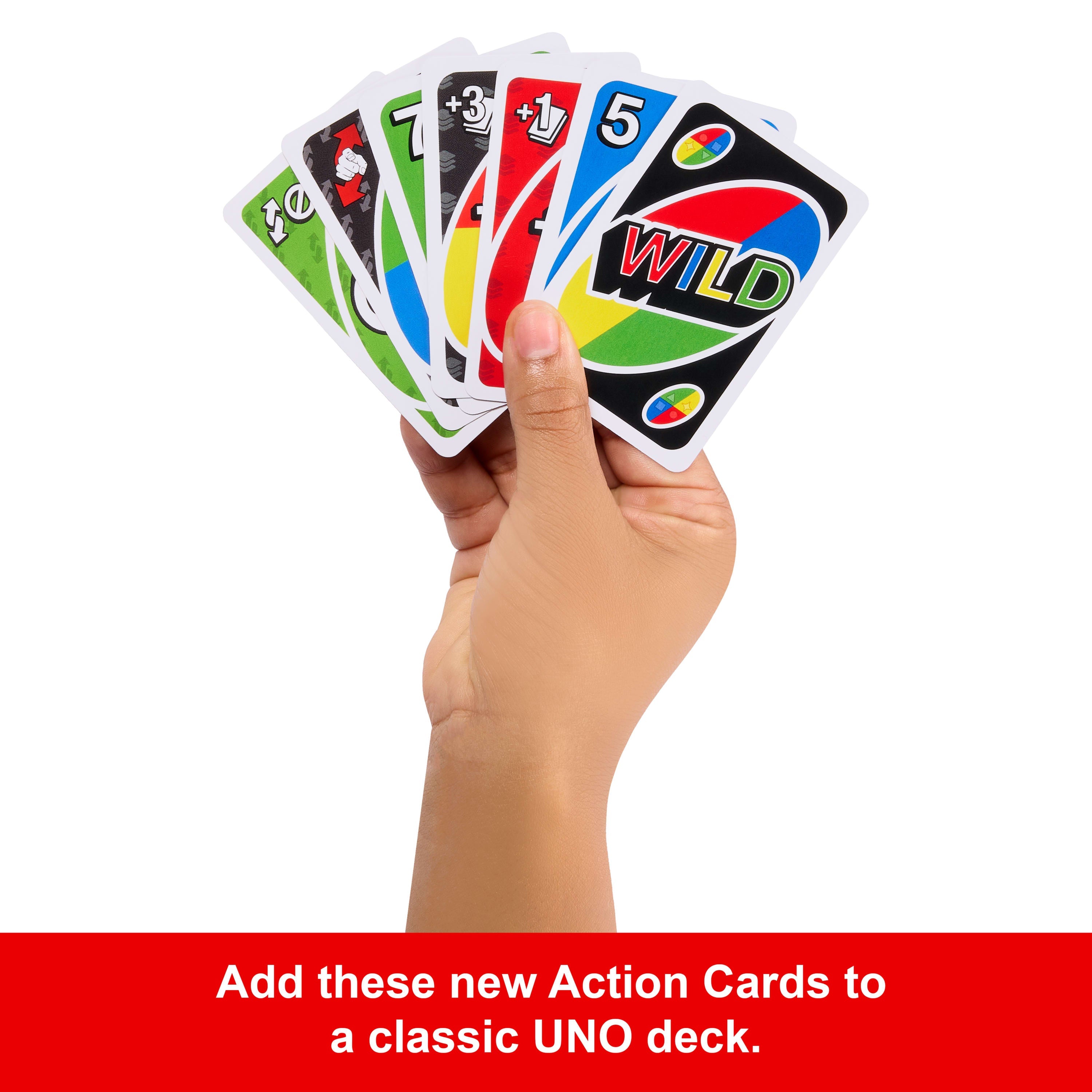 UNO Card Game With 2 Add-On Packs Card Deck For Kids, Adults & Family Night
