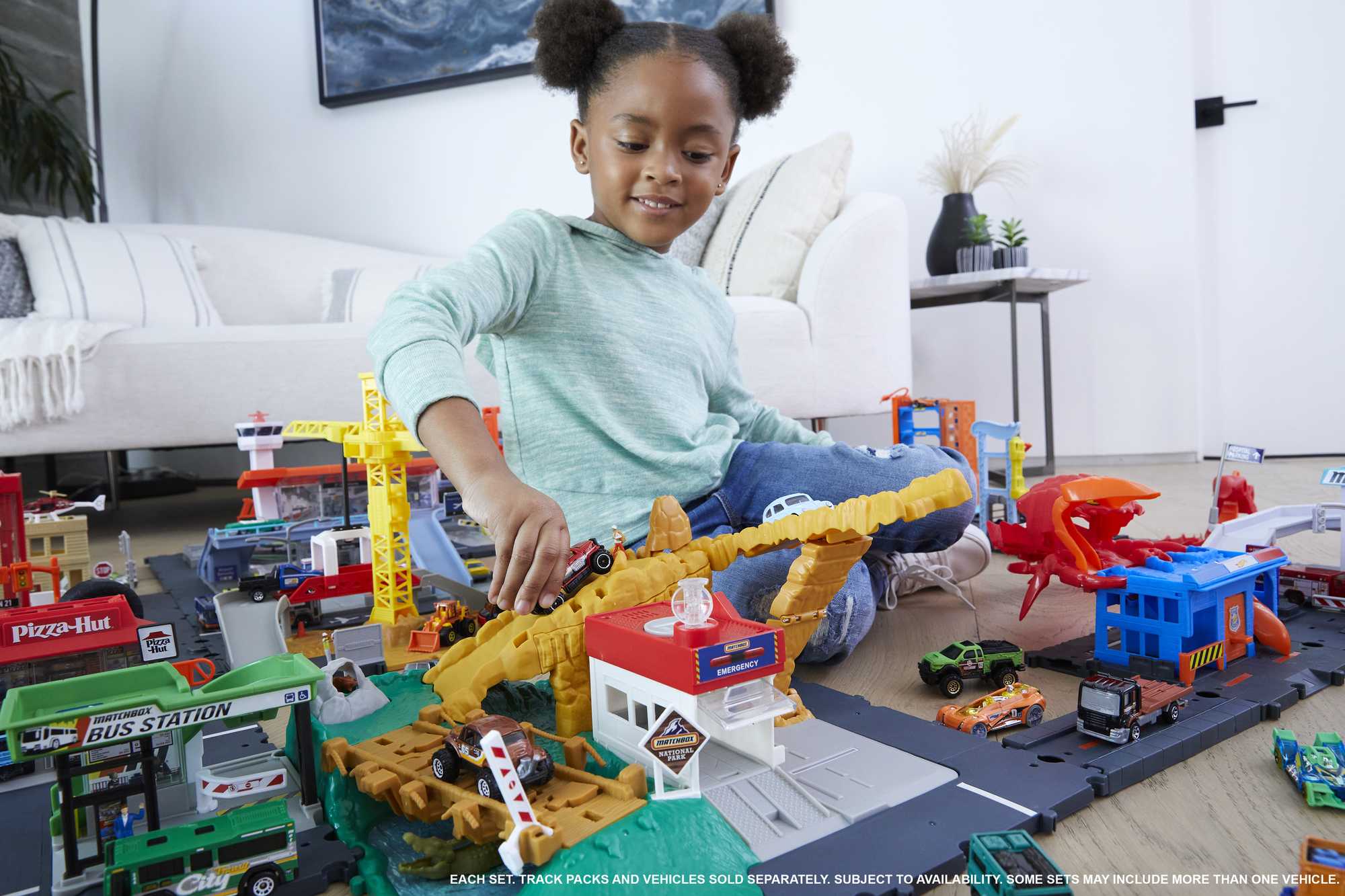 Hot Wheels City Pista de Juguete Autolavado de la Ciudad
