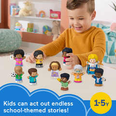 Fisher-Price Little People Classroom Figures 10-Piece Set For Toddler & Preschool Pretend Play
