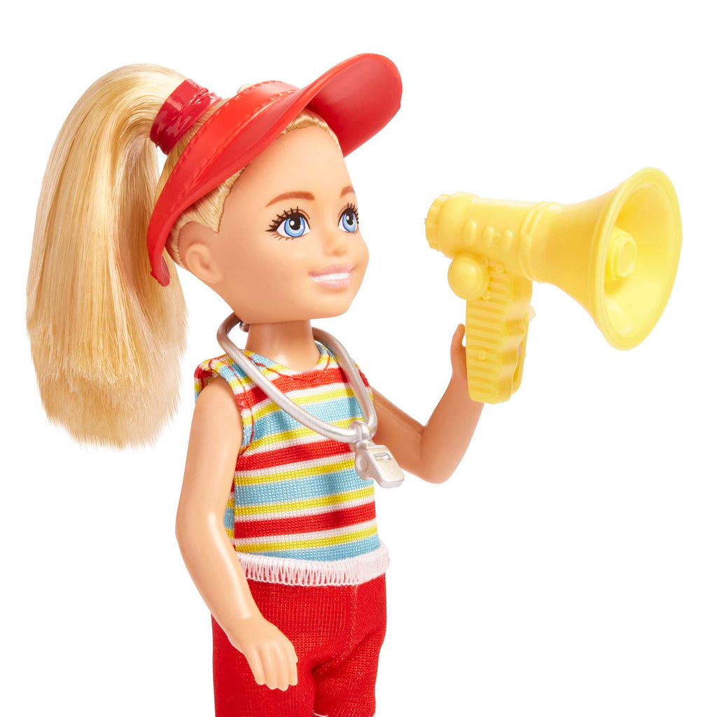 Barbie Chelsea Can Be… Lifeguard Doll And 6 Career-Themed Accessories Including Life Buoy