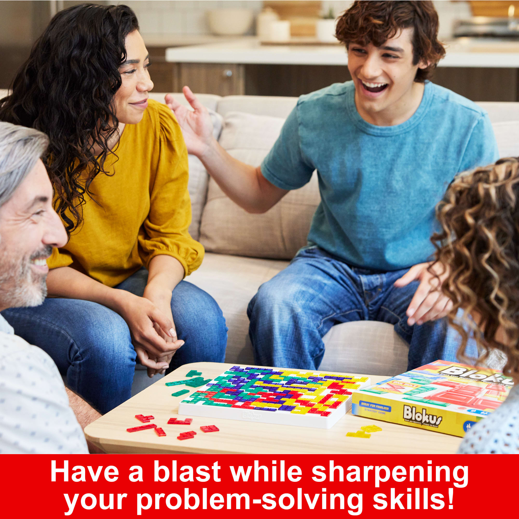Blokus Strategy Board Game, Family Game For Kids & Adults With Colorful Pieces & Just One Rule